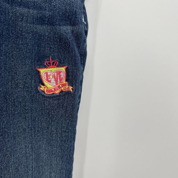 Jordache Girls Kids Overall Bibs Colorful Patches Size 4/5 - Picture 5 of 10